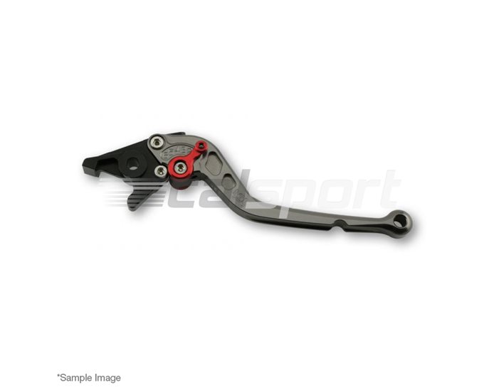200-R21ANRT - LSL Classic Brake Lever, Long, Anthracite - Red Adjuster