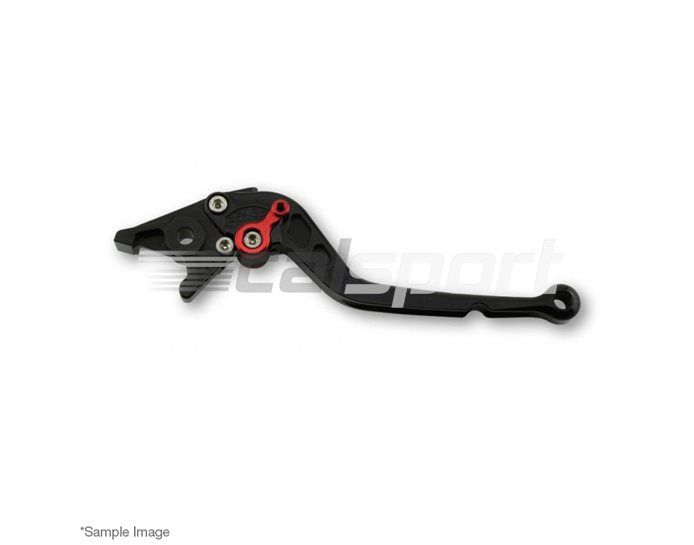 LSL Classic Brake Lever, Long, Black - Red Adjuster - not compatible with OEM hand protectors