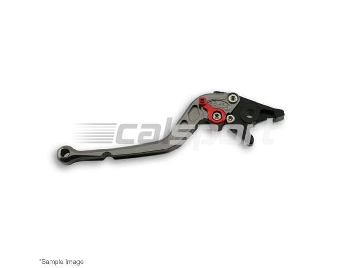 200-L04ANRT - LSL Classic Clutch Lever, Long, Anthracite - Red Adjuster