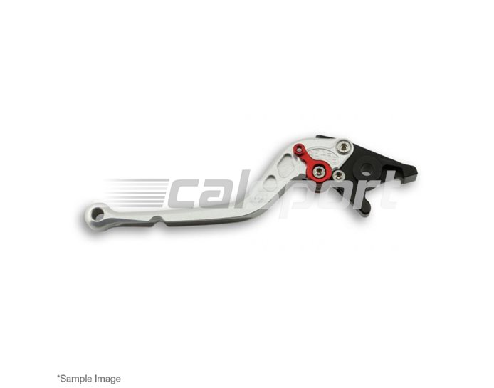 200-L23RSIRT - LSL Classic Clutch Lever, Long, Silver - Red Adjuster