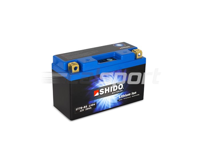 Shido Lightweight Lithium Battery Replaces YT7B-BS