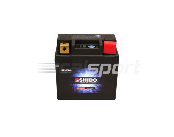 Shido Lightweight Lithium Battery Replaces YTX4L-BS