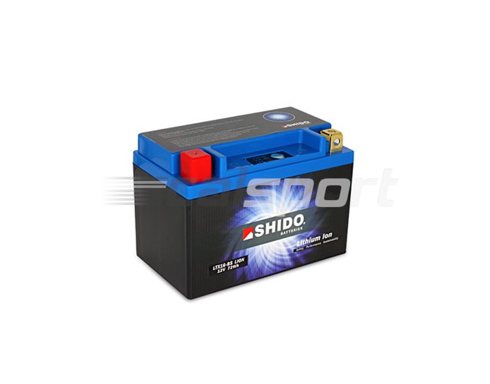 Shido Lithium Battery LTX16-BS-LION