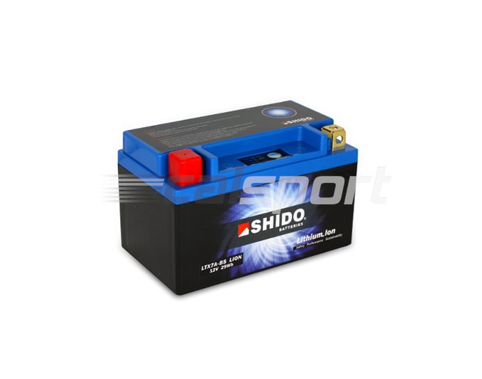 Shido Lightweight Lithium Battery Replaces YTX7A-BS