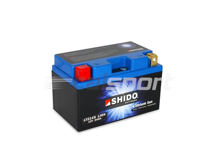 Shido Lightweight Lithium Battery Replaces YTZ14-BS