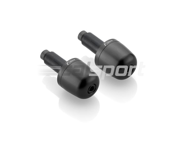 Rizoma Bar Ends, Domed, pair, Black, other colours available - fits 22.2mm and 28.6mm bars