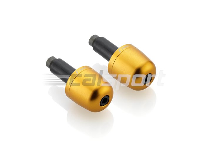 Rizoma Bar Ends, Domed, pair, Gold, other colours available - fits 22.2mm and 28.6mm bars