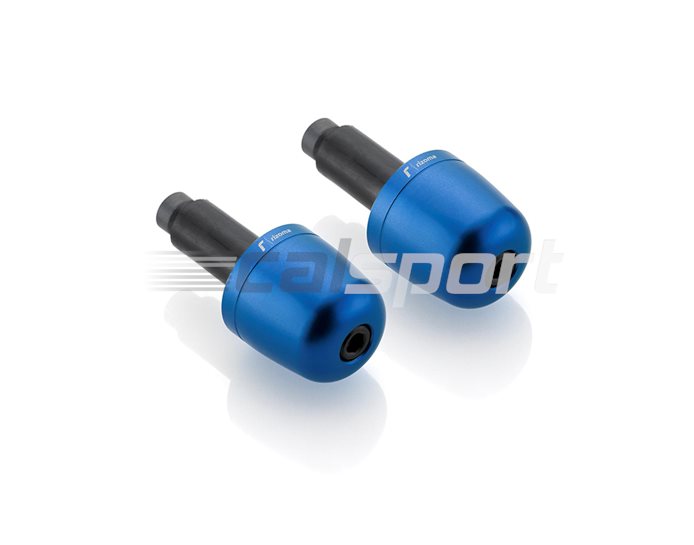 MA302U - Rizoma Bar Ends, Domed, pair, Blue, other colours available - fits 22.2mm and 28.6mm bars