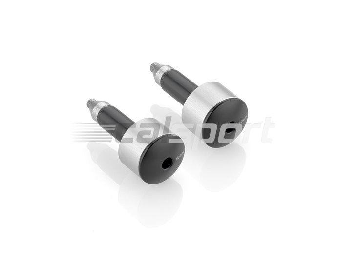 MA533A - Rizoma Bar Ends, Crash protector, pair, Silver, other colours available - fits 22.2mm and 28.6mm bars