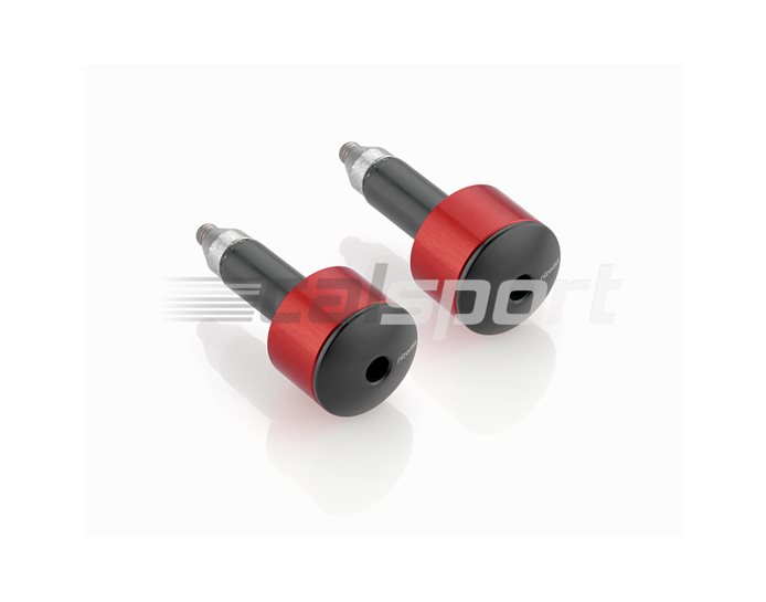 MA533R - Rizoma Bar Ends, Crash protector, pair, Red, other colours available - fits 22.2mm and 28.6mm bars