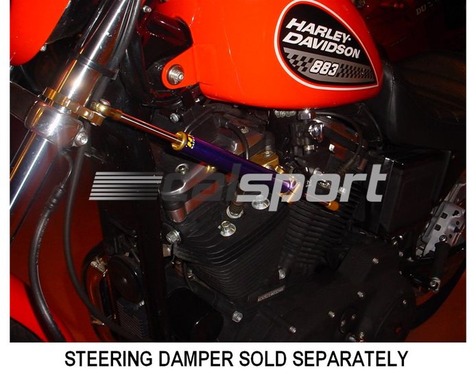 Hyperpro Steering Damper Mounting Kit, Gold, other colours available - Left On Frametube