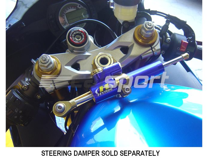 Hyperpro Steering Damper Mounting Kit, Gold, other colours available - Top / Tank (916 Style)