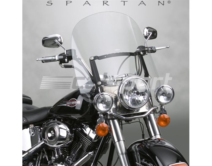 N21200 - National Cycle SPARTAN 18.5 Polycarbonate Quick-Release Clear Screen - Q341-Q342 Mounting Kit Required