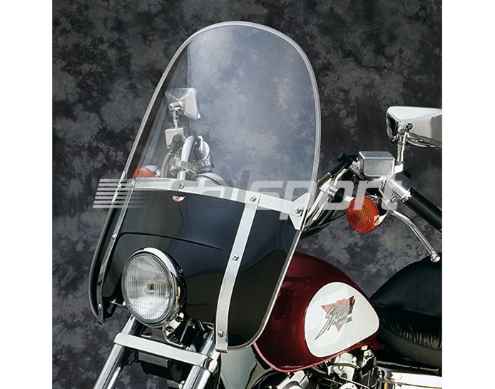 National Cycle BEADED HEAVY DUTY Polycarbonate Clear and Black Screen - JJ Mounting Kit Required - Window A - Round