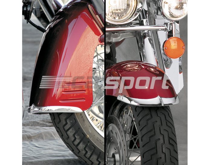 National Cycle FRONT FENDER Two Piece Chrome Tip Kit - All R S T Models
