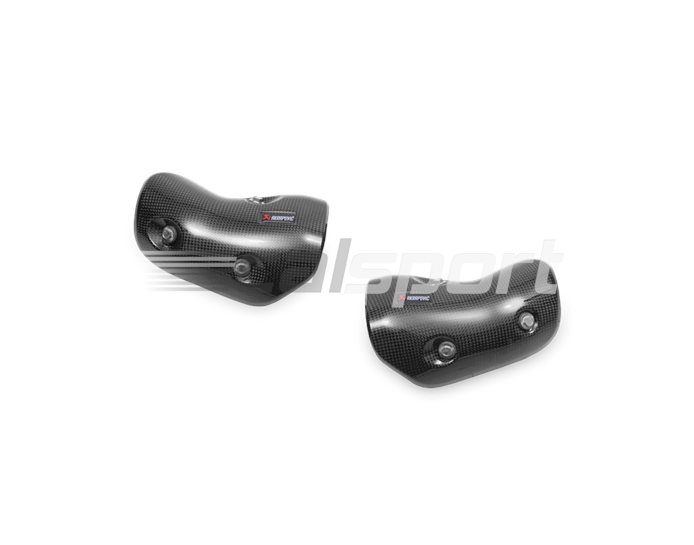 Akrapovic Optional Carbon Fibre Heat Shields With Fitting Assembly