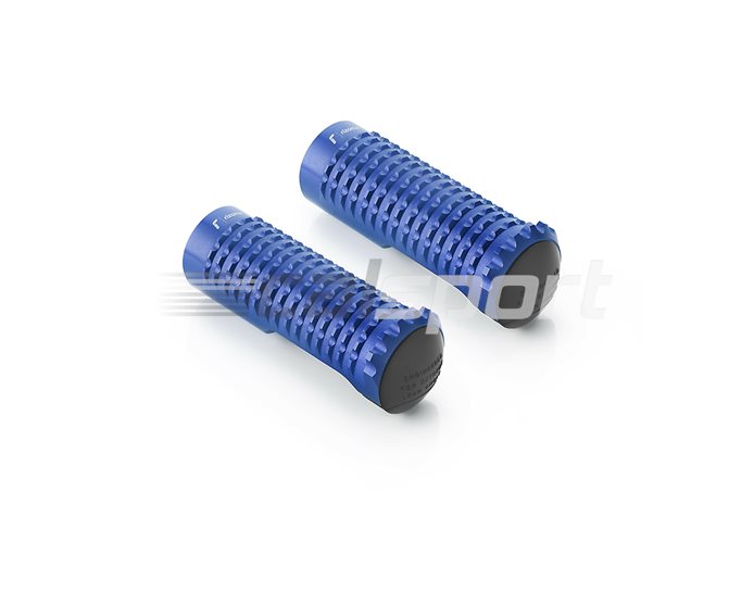 PE631U - Rizoma Extreme Footpeg, Blue, for rider - adapter PE650B required, other colours available