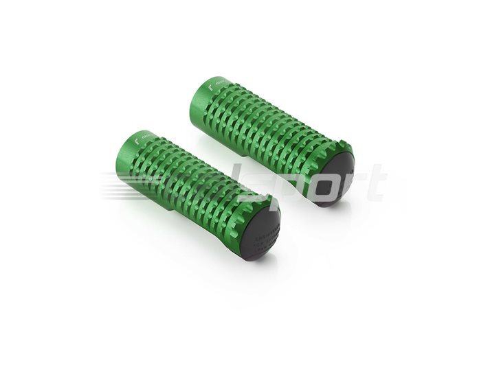 PE631V - Rizoma Extreme Footpeg, Green, for rider/pillion - adapter PE672A/PE674B required, other colours available