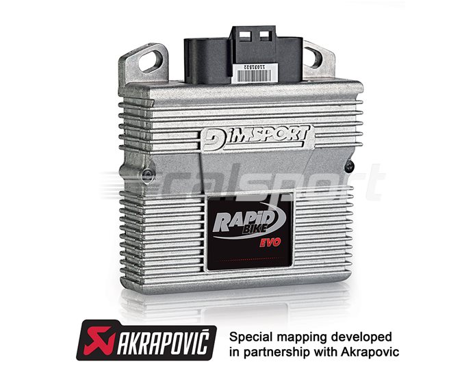 KRBEVO-127-AK - Rapid Bike EVO - Plug & play control module & wiring harness - With Special Map developed by Akrapovic R&D