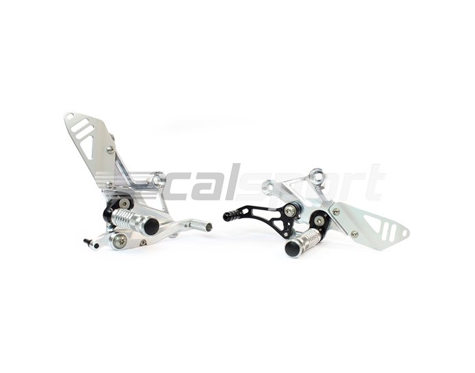 RCT10GT-H01-N - Gilles RCT10GT Adjustable Rearset Kit - Raw Alloy