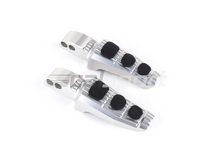RGK-520-UF20-SET-S - Gilles RGK Touring Footpeg Kit (Pillion) - Silver (Other Colours Available)