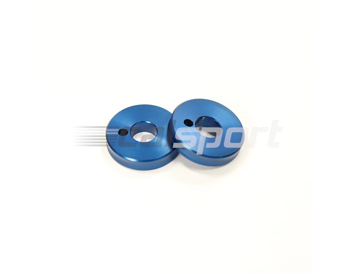 Gilles Coloured Insert Rings (for use with Gilles footpegs) - Blue (Other Colours Available)