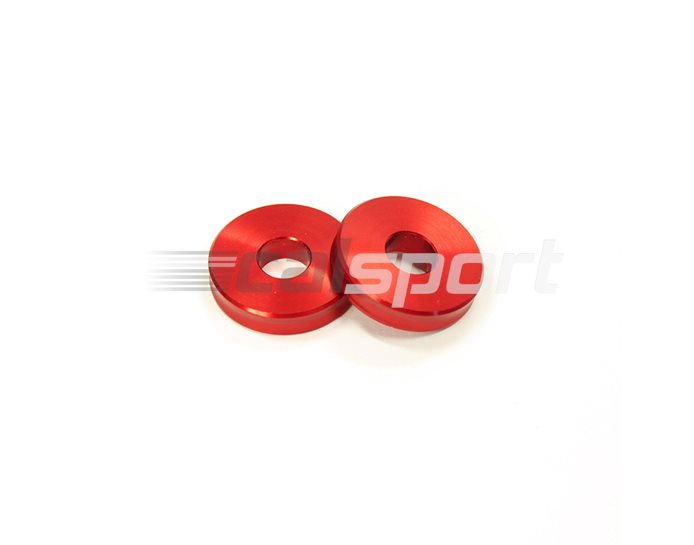 RGK-COLOUR-KIT-R - Gilles Coloured Insert Rings (for use with Gilles footpegs) - Red (Other Colours Available)