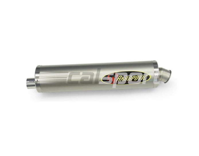 Akrapovic Titanium Silencer Slip-On Kit (To OE Collector) - Road Legal Removable Baffle