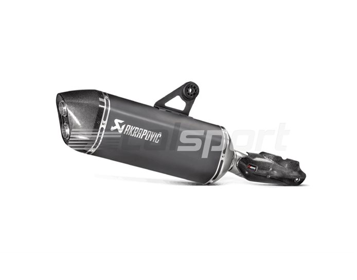S-B12SO16-HAABL - Akrapovic Titanium Silencer Slip-On Kit - Black Finish - Road Legal