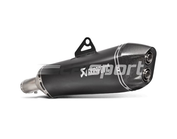 S-B8SO6-HZAABL - Akrapovic Titanium Silencer Slip-On Kit (To OE Collector) - Road Legal