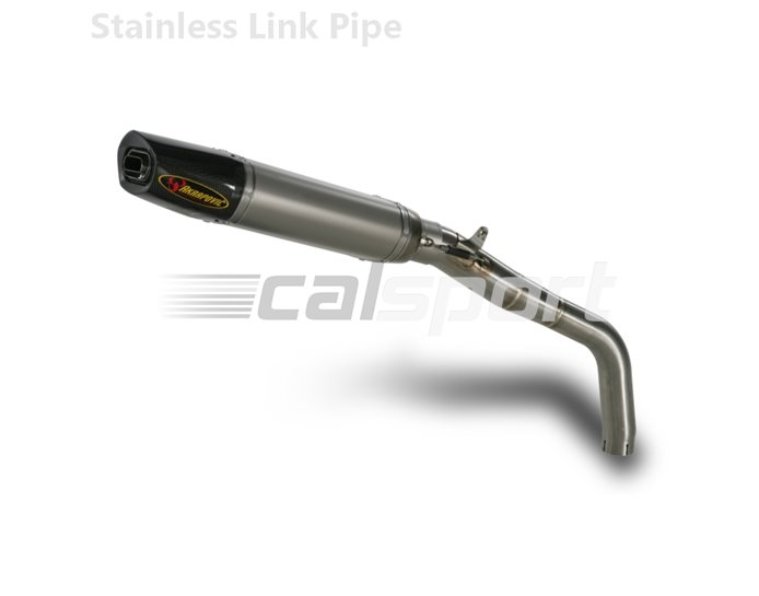 Akrapovic Titanium Silencer Slip-On Kit  AC STYLE SILENCER WITH CARBON OUTLET CAP - Road Legal Removable Baffle