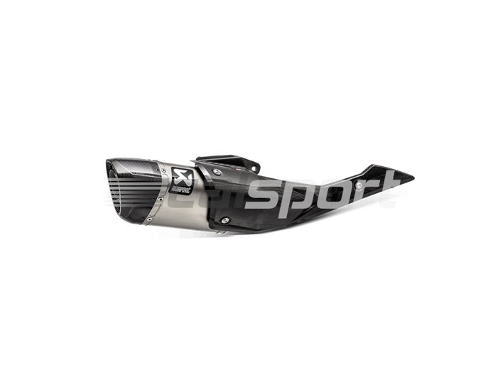 S-S10SO15-HAPT-1 - Akrapovic Titanium Silencer Slip-On Kit - With Carbon Heatshield - Road Legal