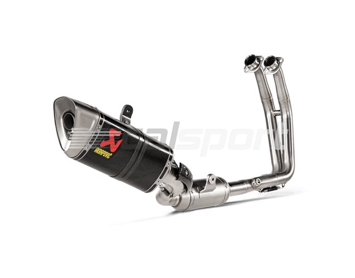 Akrapovic Carbon Silencer 21 Full System Race Removable Baffle