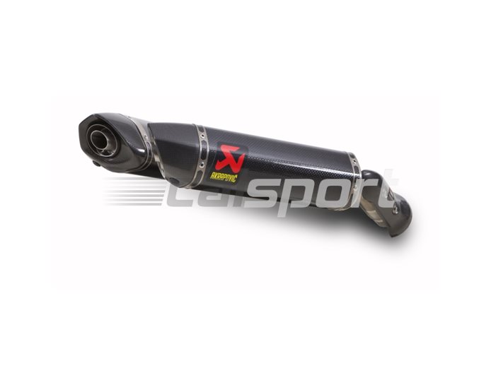 S-Y10SO10-HZC - Akrapovic Carbon Silencer Slip-On Kit - (Carbon Outlet Caps) - Road Legal Removable Baffle