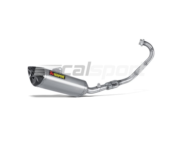 Akrapovic Titanium Silencer Complete System - (Optional Cat Conv. Required To be Fully Road Legal) - Road Legal Removable Baffle
