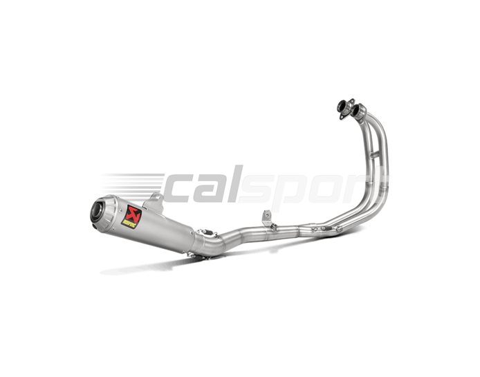 Akrapovic Titanium Silencer Racing line System (Belly Pan Must Be Removed!) - Moto GP Style - Race Removable Baffle