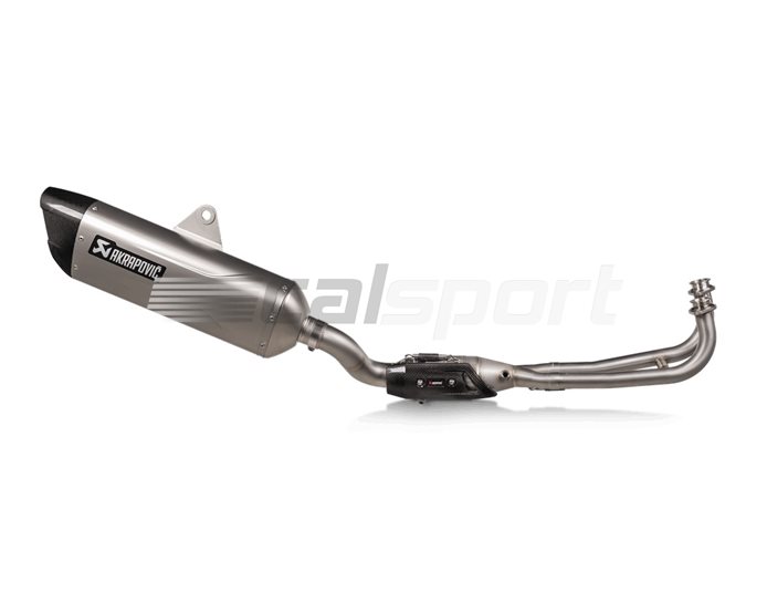S-Y5R8-HILT - Akrapovic Titanium Silencer Complete 2-2-1 Conical System - Road Legal