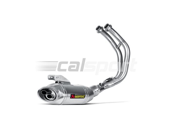 Akrapovic Titanium Silencer Stainless 2-1 System - Road Legal Removable Baffle