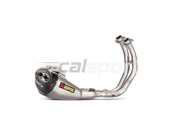 S-Y7R5-HEGEH - Akrapovic Titanium Silencer Stainless 2-1 System - Road Legal