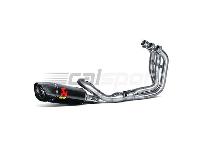 Akrapovic Carbon Silencer Stainless 3-1 System - Race Removable Baffle