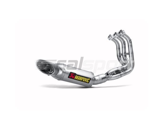 Akrapovic Titanium Silencer Stainless 3-1 System - Road Legal Removable Baffle