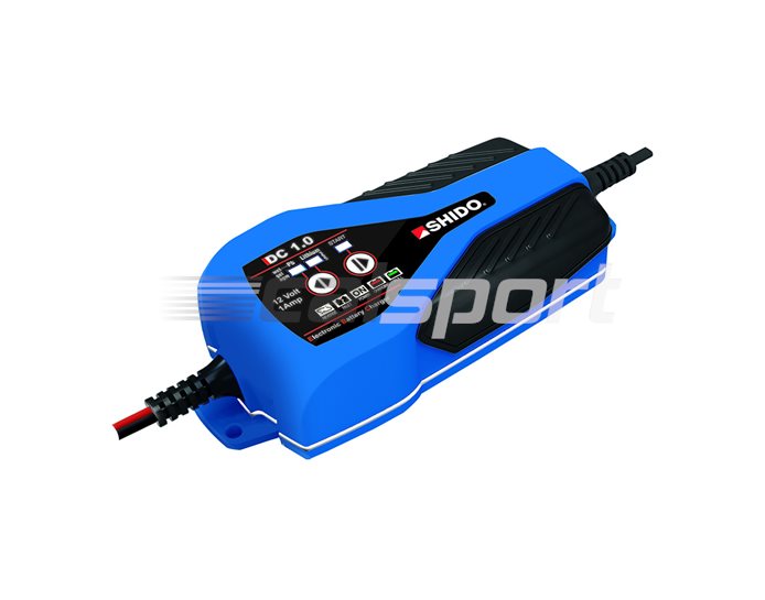 Shido DC1.0 1A Dual Battery Charger - (Suitable For 12V Lithium & Lead Acid Batteries)
