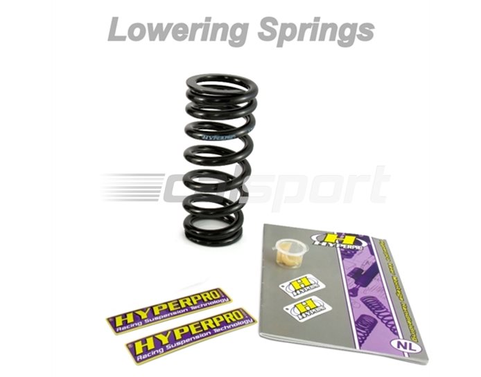 Hyperpro Shock Spring Kit, Black, available in Purple or Black - Lowers bike by 30mm