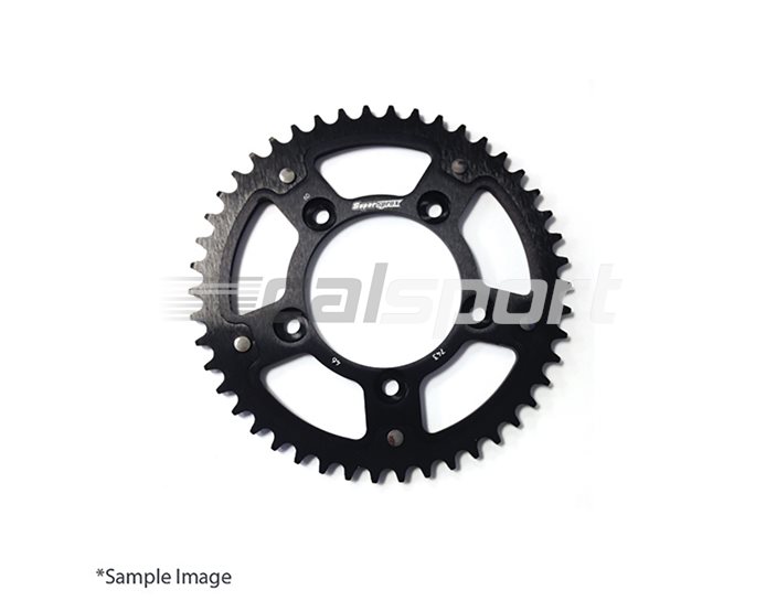 900-44-BLACK - Supersprox Stealth Sprocket, Anodised Alloy, Black Centre, 44 teeth  -  Trail Models Only