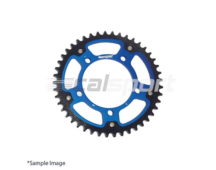 1789-45-BLUE - Supersprox Stealth Sprocket, Anodised Alloy, Blue Centre, 45 teeth  -  520 Conversion