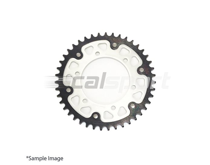 7092-42-SILVER - Supersprox Stealth Sprocket, Anodised Alloy, Silver Centre, 42 teeth  -  Standard Model Only