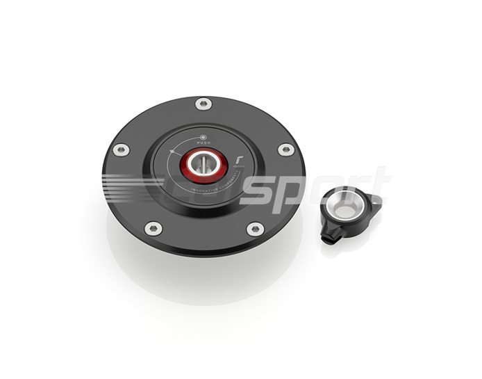 TF010B - Petrol Filler Cap, black - Red colour ring