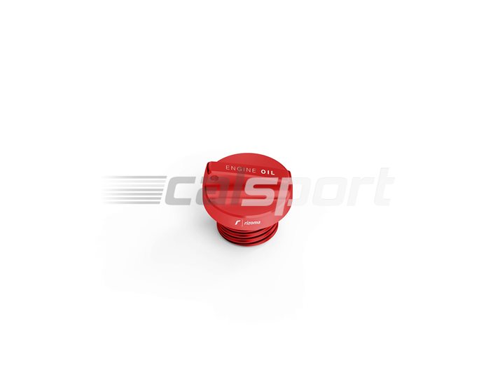 Rizoma Engine Oil Filler Cap, Red, other colours available