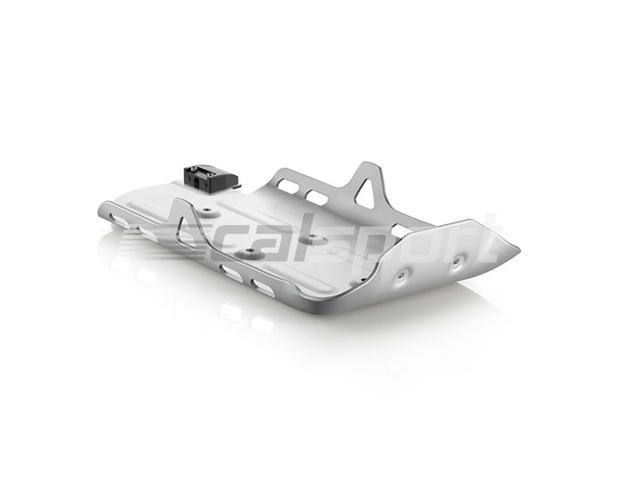Rizoma Skid plate with light, silver